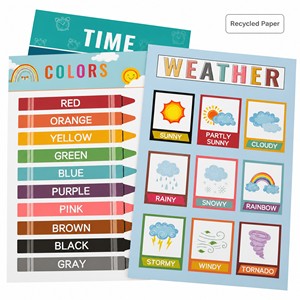 กระดาษเคลือบสีพร้อมรหัสสี ป้ายกำกับแบบถอดได้ สติกเกอร์บรรจุภัณฑ์แบบกำหนดเอง การ์ดอินเด็กซ์วันธรรมดาสำหรับการจัดระเบียบบ้าน - Product Image 4