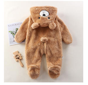 Nouvelle <span class=keywords><strong>combinaison</strong></span> pour la maison de bébé pour l'automne et l'hiver, <span class=keywords><strong>combinaison</strong></span> mignonne de dessin animé <span class=keywords><strong>Panda</strong></span> Bunny Teddy Bear pour la couverture en peluche extérieure - Product Image 2