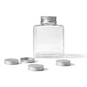 V500-3304 Frasco Cuadrado de Vidrio Transparente de 500 ml con Tapa de Rosca de Aluminio a Prueba de Fugas para Bebidas, Jugos y Salsas, Impresión Digital - Product Image 3