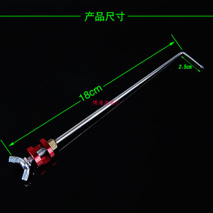 Removedor de anzuelos Boyuan Fishing Tackle Factory de 18 cm, de aleación de aluminio, con doble aguja, para equipo de pesca en plataforma. - Product Image 1