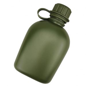 Muestra gratuita: Botella de agua táctica de plástico PE para exteriores, duradera y ligera, con asa, 3 piezas. - Product Image 4