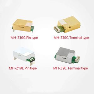 MH-Z19C Pin tipi 2.54mm-4p + 5p serisi kızılötesi CO2 gaz sensörü NDIR 400-2000ppm konsantrasyon sensörü kitleri kablo donanımları - Product Image 3