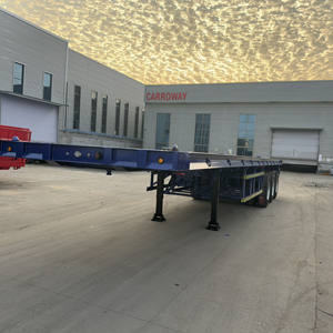 Semirremolque Tipo de acero Remolque plano Carrocería Camión Remolques - Product Image 6