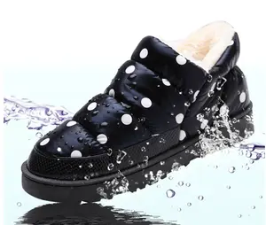Sıcak satış kar botları çift su geçirmez aşağı pamuk çizmeler erkek ve kadın botları sıcak pamuklu ayakkabılar kadın ayakkabısı