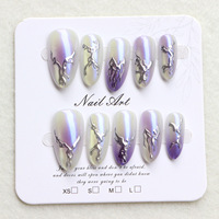Ongles à presser Tacana 10 pièces, dégradé doux, haute qualité, vente en gros, nouvelle arrivée, promotion, personnalisables, faible MOQ, capsules d'ongles à couverture complète