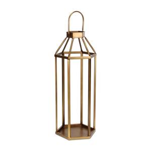 Farmhouse Decorative Metal Lantern for Home Living Room Entryway and <b>Fireplace</b> <b>Mantel</b> Display - Product Image 3