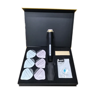Appareil d'hydrodermabrasion à jet d'oxygène pour usage domestique, ensemble de capsules à bulles de CO2 et de pods oxygénés, dispositif de brumisation faciale à l'oxygène