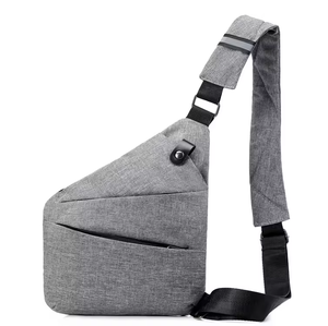 Nuevo diseño de moda para hombre, bandolera de nailon con cremallera, bandolera de hombro pequeña de negocios - Product Image 4