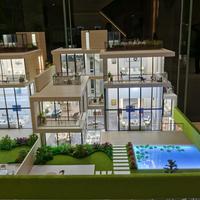 Şehir Bina Modeli 3D Baskılı Evler Emlak Geliştirme Gayrimenkul 1:30 Villa İç Mekan Mimari Modeller 3D Model Tasarımı
