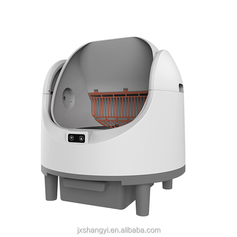 Lettiera Automatica Bianca da 68L