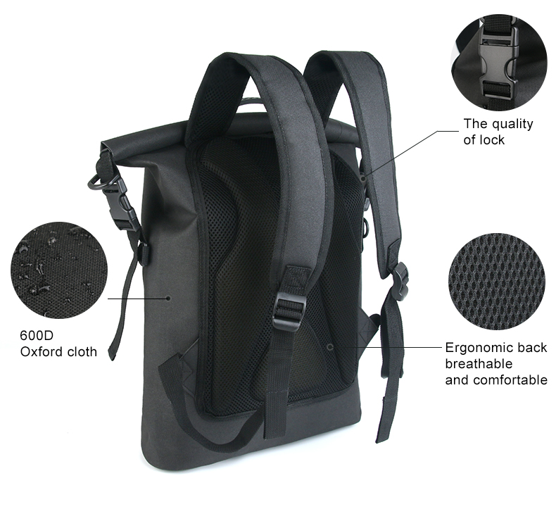 product-750-702.5316455696203 Light Luxury High Quality Dry Bag Backpack Waterproof Business Outdoor Dual Use Dry Bag Pack Built-in Notebook Bag