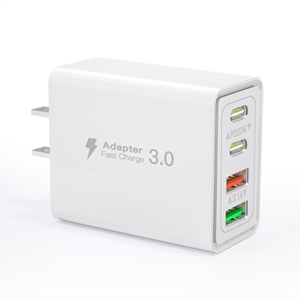 40W 4-Port PD Netzteil Ladegerät QC Wand stecker Schnell lade blöcke Cube Brick Box für iPad Pro iPhone 15 14 13 12 11 Pro max - Product Image 1