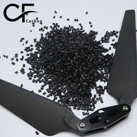 PC-CF10 Granulés de polycarbonate remplis de carbone à haute rigidité anti-déformation pour le moulage par injection, filament d'impression 3D
