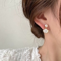 Boucles d'oreilles en argent sterling S925, boucles d'oreilles tendance et personnalisées, accessoires pour les oreilles