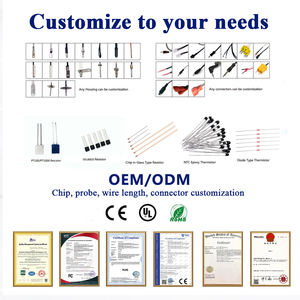 เซ็นเซอร์วัดอุณหภูมิ PT1000 <span class=keywords><strong>RTD</strong></span> หัววัดสเตนเลสปรับแต่งได้ G1/2หัวเกลียว <span class=keywords><strong>CU50</strong></span> PT 100 - Product Image 3