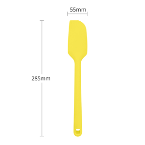 Nhà Máy Giá Dài Xử Lý Silicone Thìa Biểu Tượng Tùy Chỉnh Jar <span class=keywords><strong>Scraper</strong></span> & Baking Trộn Công Cụ Icing Frosting Dao Cho Tự Làm Nhà Bếp - Product Image 3