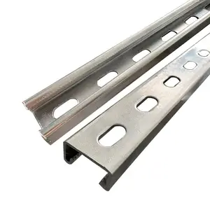 Steel Profiles Perforated HDG Channels Price C Purlins Galvanized C Channel Steel