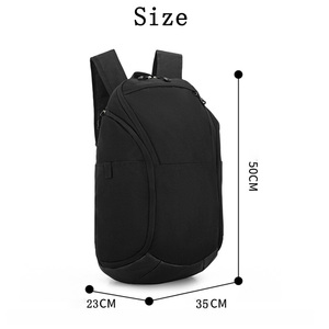 Biểu Tượng Tùy Chỉnh Bóng Rổ Ba Lô Không Thấm Nước Nylon Thể Thao Giản Dị Ngoài Trời Phòng Tập Thể Dục Thanh Niên Đội Bóng Đá Bóng Đá Túi Ba Lô - Product Image 3