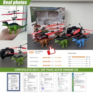 Hélicoptère RC Dinosaure Jouet Juguetes de dinosaurios Télécommande Enfants Dinosaure <span class=keywords><strong>Volant</strong></span> Avec Lumières - Product Image 5
