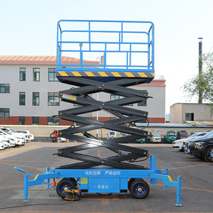 Plataforma Aérea de 6m 8m 10m 12m 14m, Elevador Móvil de Tracción, Andamio, Elevador de Tijera Hidráulico de 500kg - Product Image 3