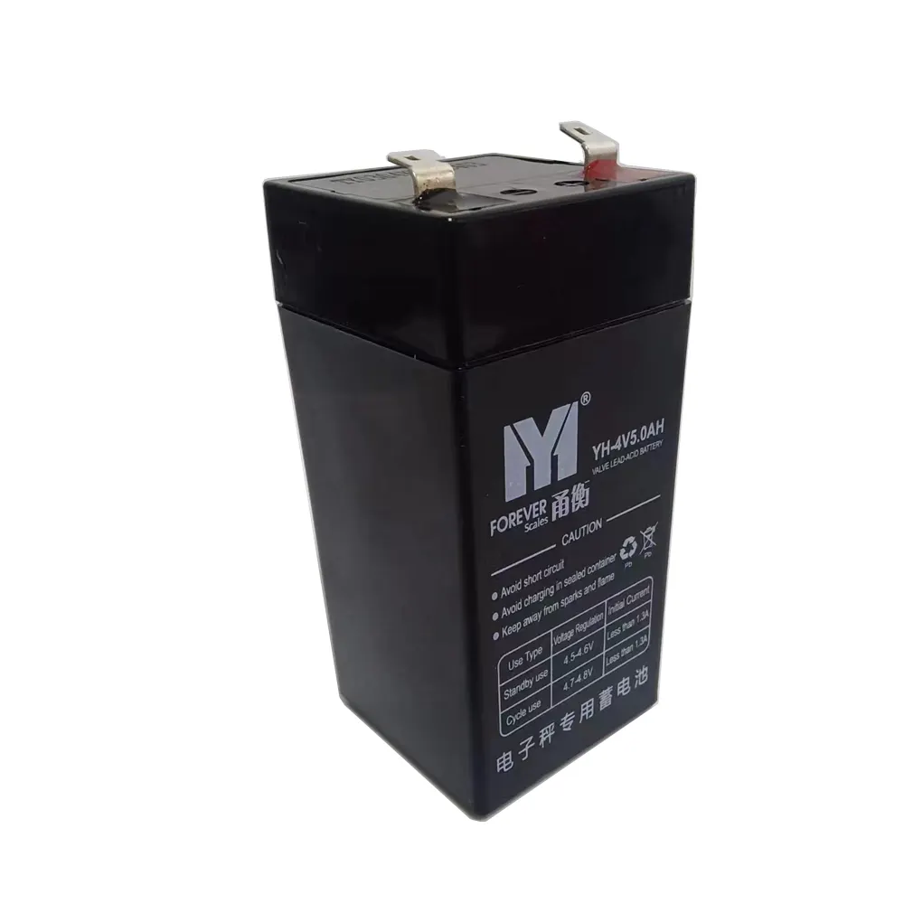 Fabrieksprijs Hot Selling Loodzuurbatterij 6V 4V 4ah 5ah Algemene Batterijen Oem Geaccepteerd Voor Digitale Weegschaal