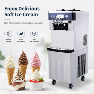 Máquina de Gelato Comercial de Alta Eficiencia, Máquina de Helado Suave de 3 Sabores para Cafetería, Restaurante, Tienda, Modelo YKF-8230 - Product Image 2