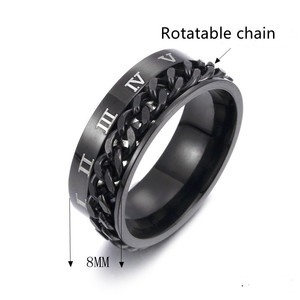 Anelli con Catena Rotante alla Moda 2026 per Uomo, Gioielli in Acciaio Inossidabile, Anelli per Donna e Uomo - Product Image 5