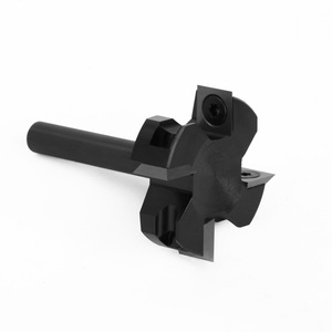 Fresa de carburo de tungsteno de cuatro filos, mango de 8 mm, longitud de corte de 80 mm, para fresado ascendente en centros de mecanizado CNC - Product Image 1