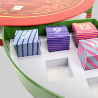 Personal isierte Luxus runde Geschenk boxen Schokoladen box