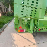 Semi-remorque benne basse Laoli 2/3/4 essieux 60 tonnes, dolly robuste en acier 12R22.5, longueur 17000 mm