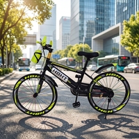 Vélo pour enfants en gros, garçons et filles, 2-14 ans+, en acier, simple vitesse, plastique, 12-20 pouces, vélo à pédales pour bébé