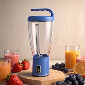 Licuadora Inalámbrica Recargable USB-C de Alta Resistencia con 6 Cuchillas para Triturar Hielo, Libre de BPA, 1000 ml, 150 W, Batería de Iones de Litio, para Hacer Smoothies en el Auto - Product Image 2