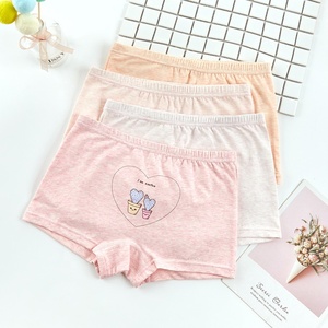4 pièces Boxer Double couche en coton coloré pour <span class=keywords><strong>fille</strong></span>, <span class=keywords><strong>sous</strong></span>-vêtements de dessin animé, Boxer en coton pour enfant, culotte respirante pour bébé <span class=keywords><strong>fille</strong></span> - Product Image 6