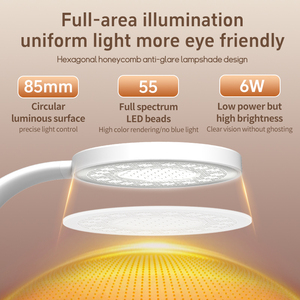 Di chuyển bảo vệ mắt nghiên cứu ánh sáng đèn bàn có thể sạc lại USB LED Nghiên Cứu Đèn đọc sách chuyên nghiệp nghiên cứu đèn bàn - Product Image 3