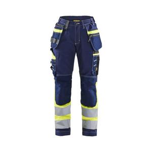 BLAKLADER - 719613708833C34 Pantalon haute visibilité femme stretch Bleu marine/jaune-EAN 7330509877265 HI-VIS WORKWEAR - Product Image 1
