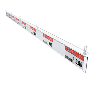 Bande de données d'extrusion pour supermarché, porte-étiquette de <span class=keywords><strong>prix</strong></span> pour étagère, bande de données pour porte-étiquette de <span class=keywords><strong>prix</strong></span> pour étagères - Product Image 4