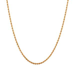 Collana a Catena Intrecciata Spessa di Alta Qualità, <span class=keywords><strong>Placcata</strong></span> in <span class=keywords><strong>Oro</strong></span> 14k 18k, Resistente all'Acqua e all'Ossidazione, 2.5mm 5mm 8mm, per <span class=keywords><strong>Uomo</strong></span> - Product Image 4