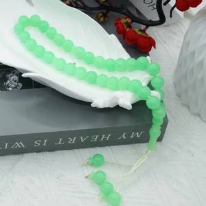 YASEEN Ethnic Style 12mm Luminous 33 Muslim Prayer Beads Islamic Misbaha Ramadan <b>Eid</b> <b>Gift</b> - Product Image 1