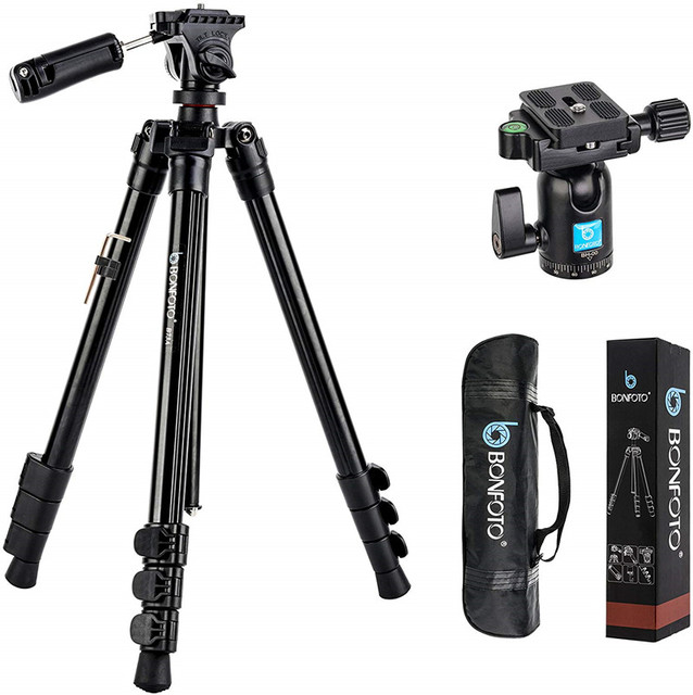 Bonfoto B73A Lightweight Tripod for Dslr Camera and Smartphone
