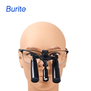 Burite 6x <span class=keywords><strong>Flip</strong></span>-<span class=keywords><strong>up</strong></span> phẫu thuật Ent LOUPES với highlight Led Đèn Pha Ent nha khoa Kepler kính lúp với barrery - Product Image 5