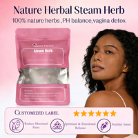 Soin intime féminin : Sachet de vapeur aux herbes 100 % naturelles pour bain de vapeur Yoni, herbes antibactériennes pour le nettoyage vaginal et le soulagement des inconforts
