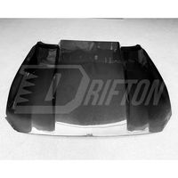 Capot en fibre de carbone de style suralimenté pour Ford Mustang Gen6 S550.2 2018-2023