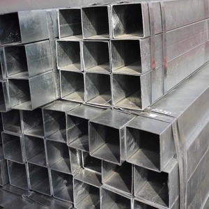 Tuyau en <span class=keywords><strong>acier</strong></span> carré non allié galvanisé à chaud soudé ERW 40x40 75x75mm Grade Q195-Q345 Norme GB/ASTM Jinnuo Steel Tianjin - Product Image 3