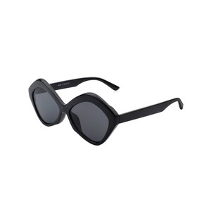 Occhiali da Sole Geometrici Esagonali Effetto Occhio di Gatto in Ametista per Donne - Product Image 1