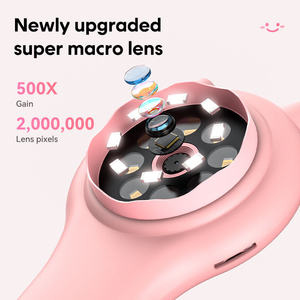 携帯型ハンドヘルドスクリーン拡大鏡LEDデジタル顕微鏡EYEPROTECTING 2 LEDキッズ教育科学玩具 - Product Image 3