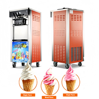 Machine à fabriquer de la crème glacée facile à nettoyer, capacité de 18 à 28 litres, mini-machine