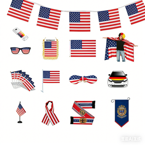 Cintura con Bandiera per Flag Football e Bandiere per Partite di Calcio Mondiali Decorazione per Festa della Giornata Nazionale - Product Image 4