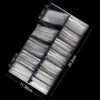 360 pièces/boîte – Faux ongles cercueil extra longs XXXL, couverture complète en ABS, forme ballerine carrée 3XL – Vente en gros