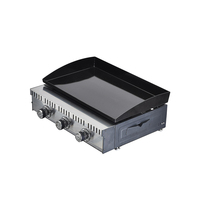 Plancha de camping portable en acier sans fumée, réglable en hauteur, pour barbecue extérieur toutes saisons