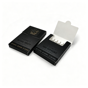 Caja de Cigarros Rígida de Lujo Personalizada, Estuche de Embalaje para Tabaco, Caja de Cigarrillos de Cartón Vacía con Logotipo UV, Juego de Cajas con Envoltura de Hoja Natural - Product Image 5